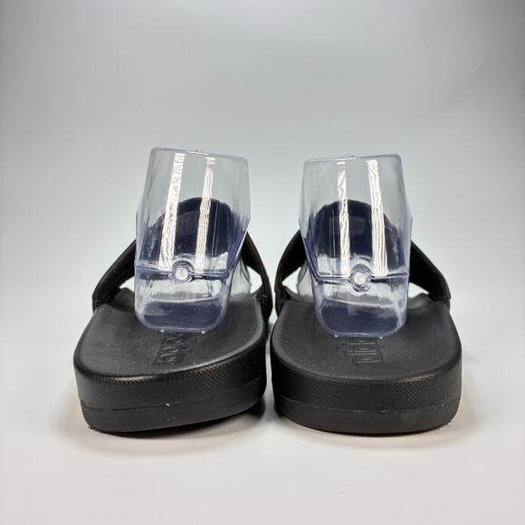 Adidas Adilette Comfort Slides Black Casual Slip On Sandals S82137 Mens Size 10 - Picture 5 of 9